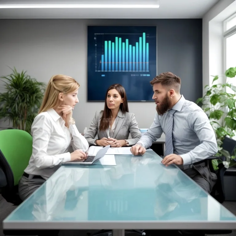 فريق عمل Biznix يناقش استراتيجيات الإدارة